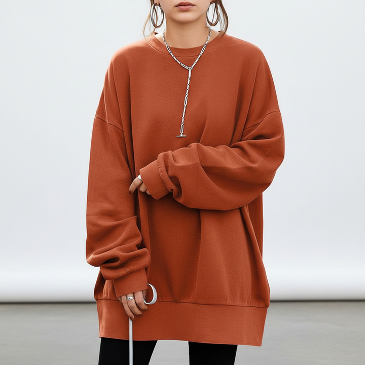 Oversized sweter damski - Mia