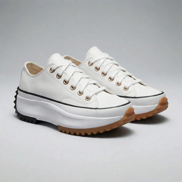 Sneakersy na platformie z sznurowaniem - Evelyn