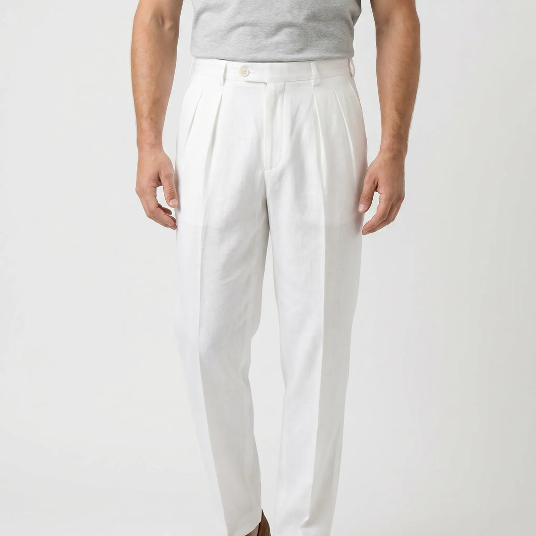 Plisowane spodnie w stylu smart casual - Caleb