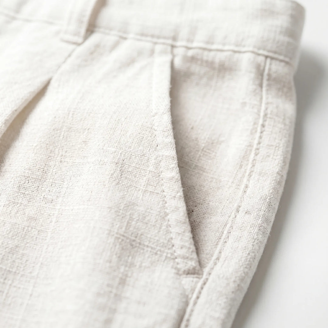 Plisowane spodnie w stylu smart casual - Caleb
