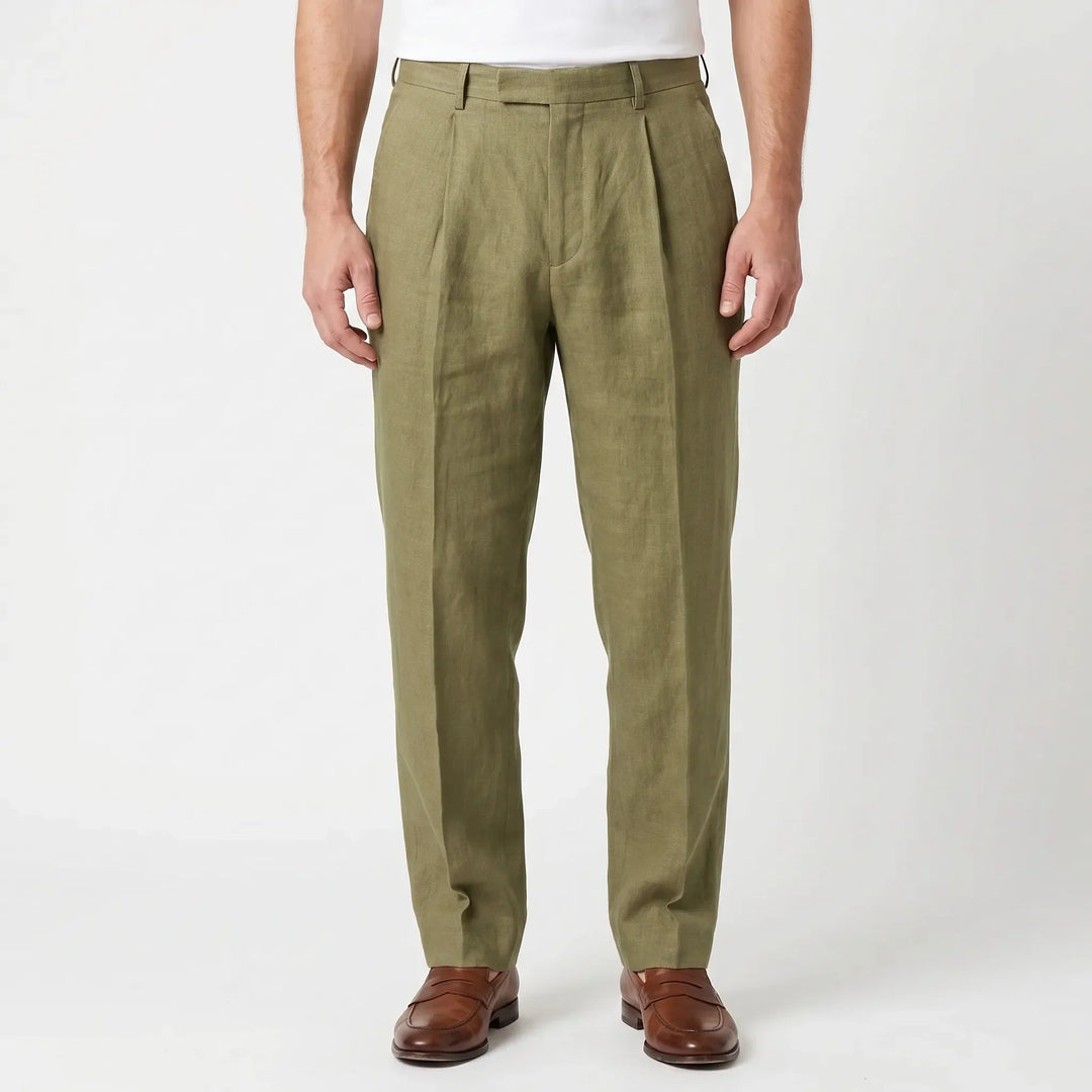 Plisowane spodnie w stylu smart casual - Caleb