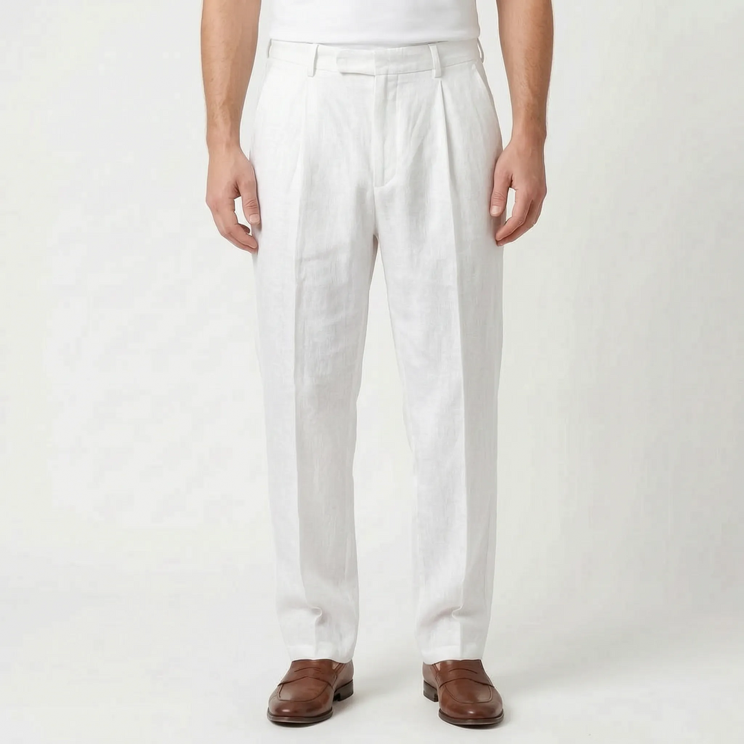 Plisowane spodnie w stylu smart casual - Caleb
