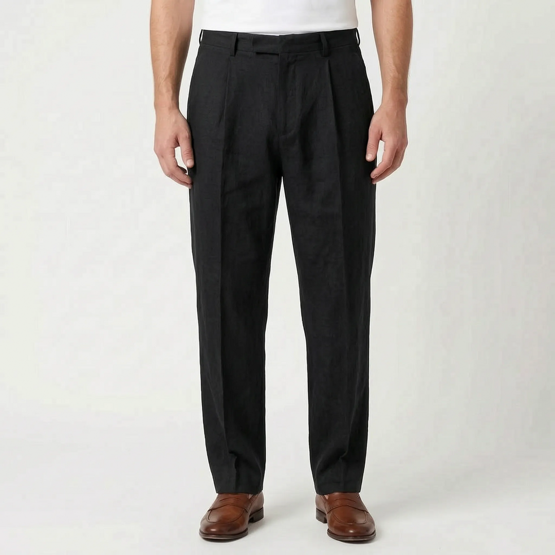 Plisowane spodnie w stylu smart casual - Caleb