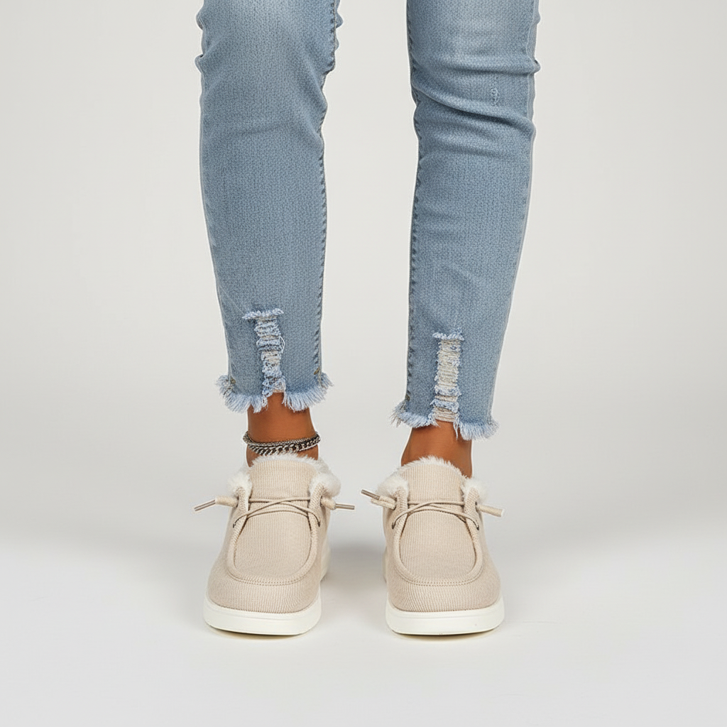 Buty zimowe z pluszowym wyściółką - Elvira