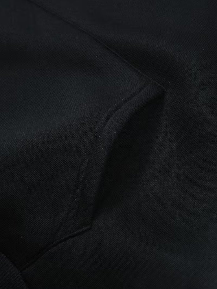 Komplet z bluzą z kapturem o luźnym kroju w stylu athleisure - Bertha