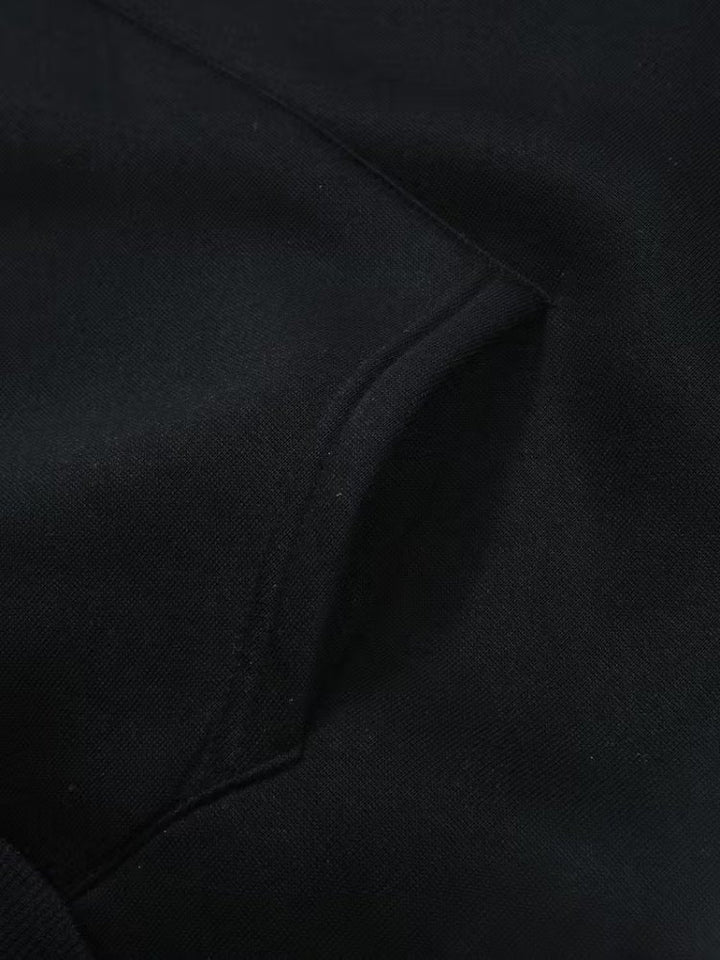 Komplet z bluzą z kapturem o luźnym kroju w stylu athleisure - Bertha