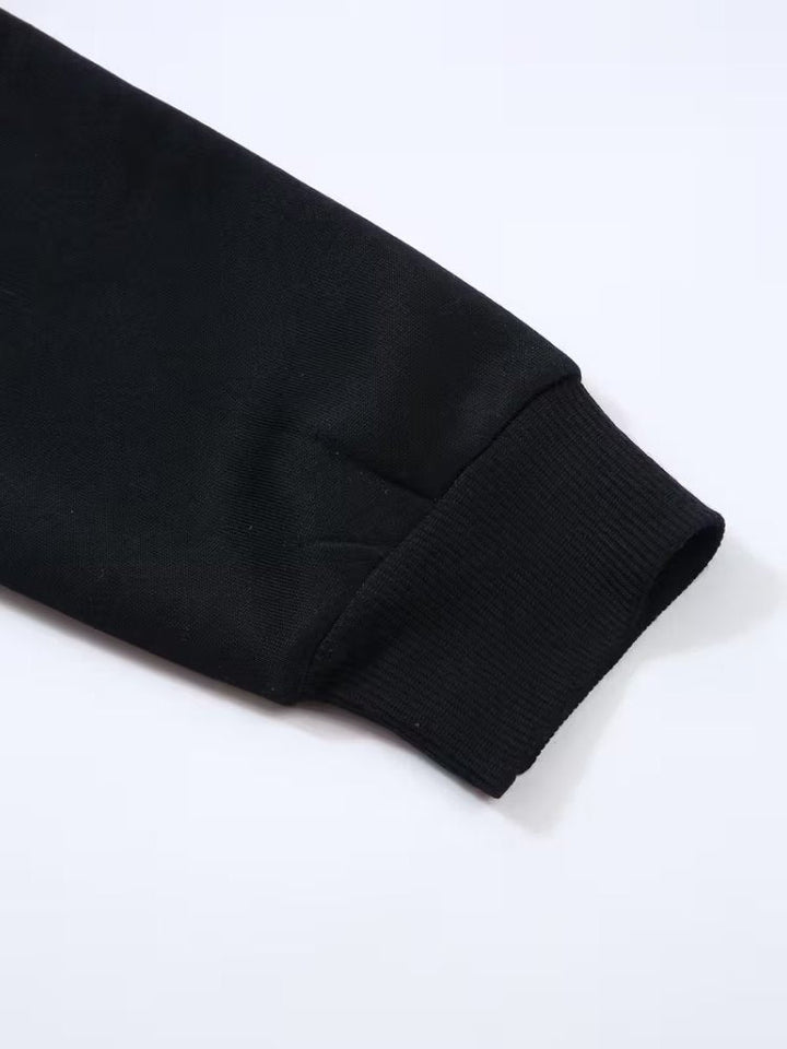 Komplet z bluzą z kapturem o luźnym kroju w stylu athleisure - Bertha