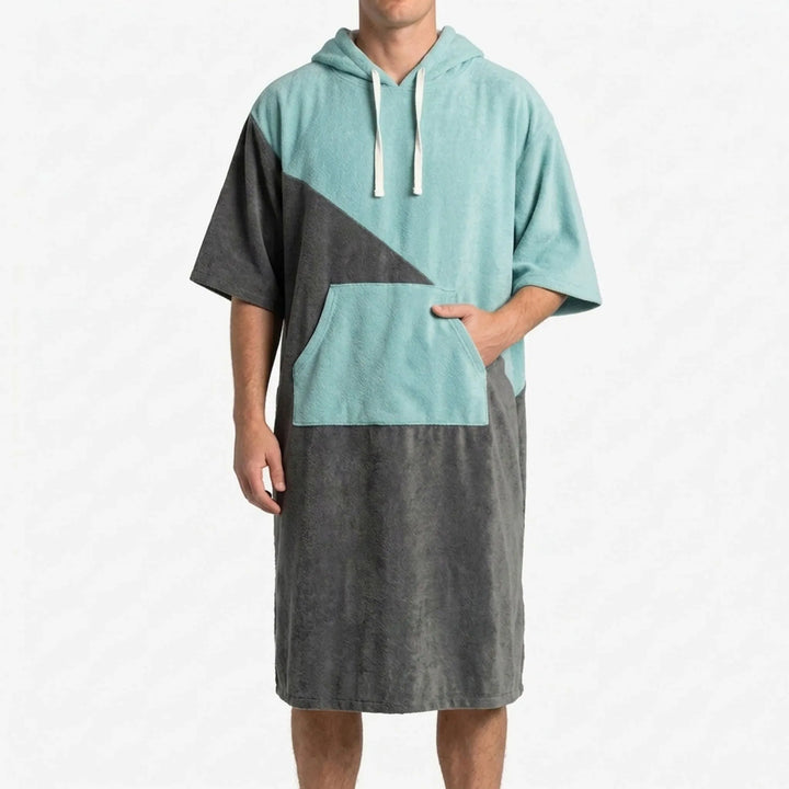 Luźne poncho do przebierania z kapturem - Sandcape