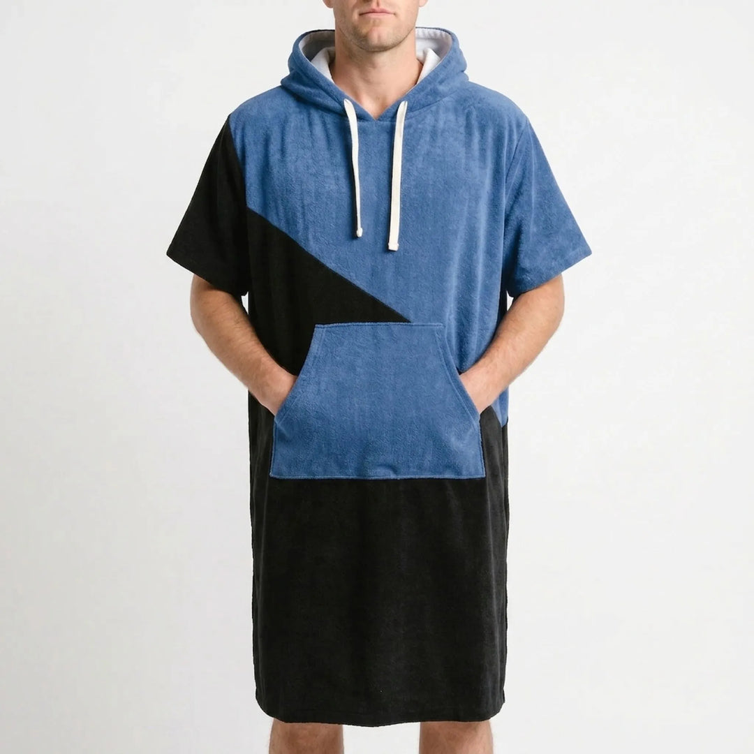 Luźne poncho do przebierania z kapturem - Sandcape