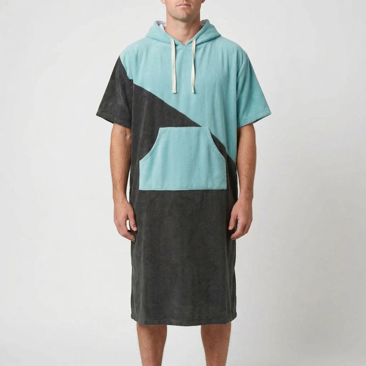 Luźne poncho do przebierania z kapturem - Sandcape