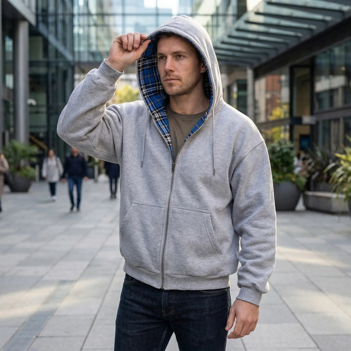 Dwustronna bluza oversize z kapturem - Josh