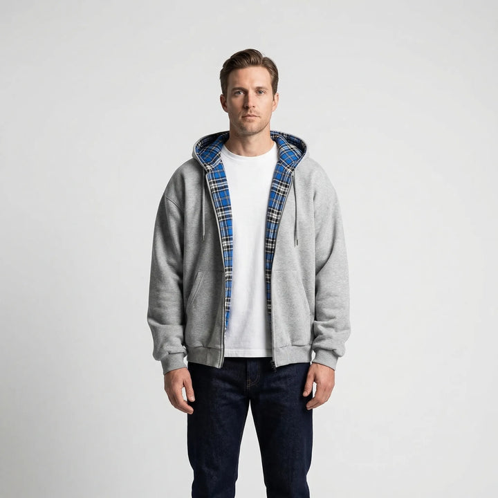Dwustronna bluza oversize z kapturem - Josh