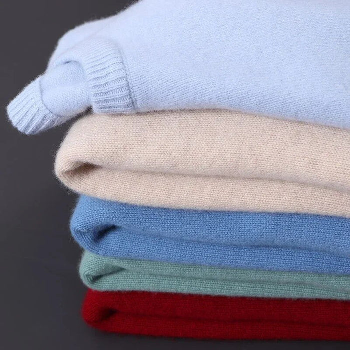 Sweter o okrągłym dekolcie z długimi rękawami - Jamie