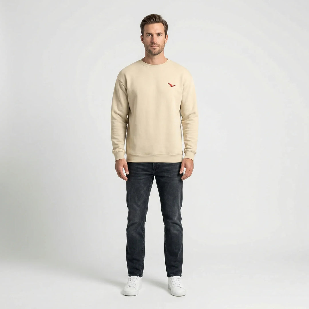 Męski sweter z okrągłym dekoltem Modern - Tiago