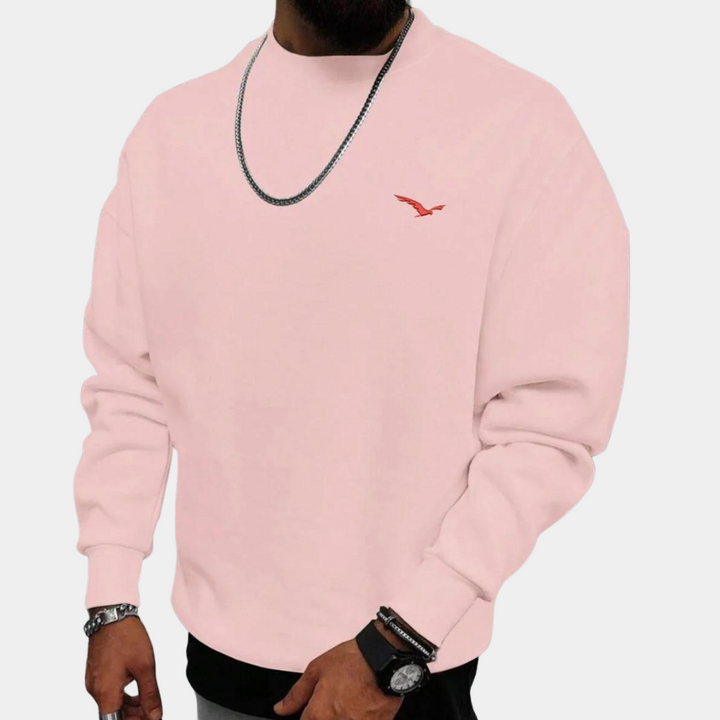 Męski sweter z okrągłym dekoltem Modern - Tiago