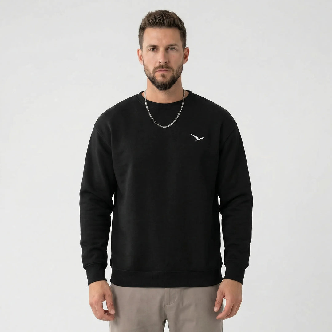 Męski sweter z okrągłym dekoltem Modern - Tiago