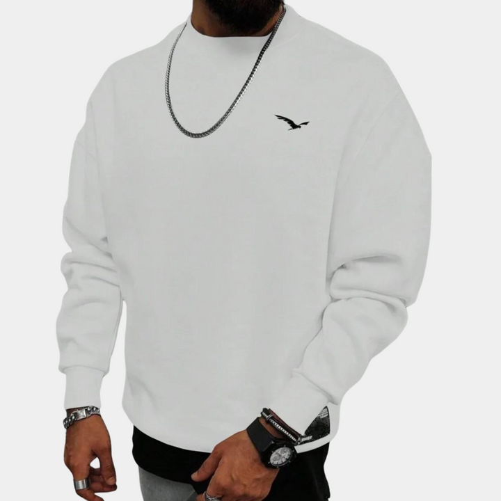 Męski sweter z okrągłym dekoltem Modern - Tiago