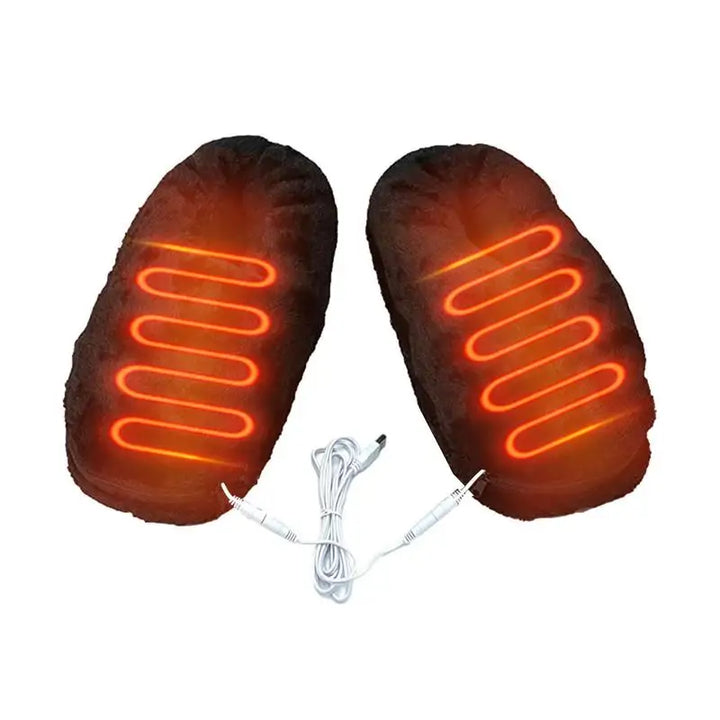 USB-podgrzewane zimowe kapcie – HeatSwift