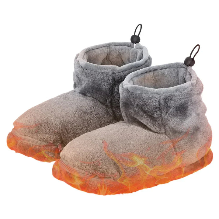 Elektryczne kapcie USB z pluszowym wykończeniem – WarmFeet