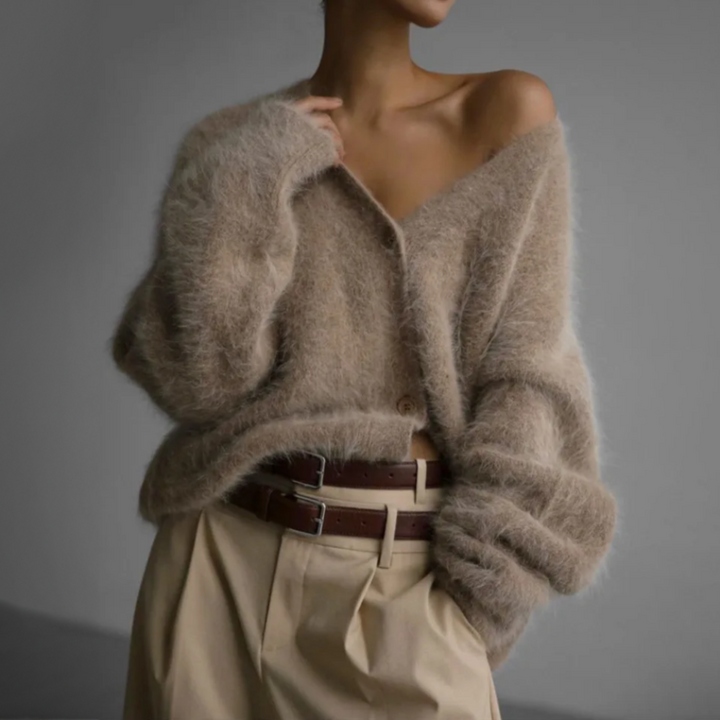 Damska kaszmirowa cardigan – Noelia Jesienny urok