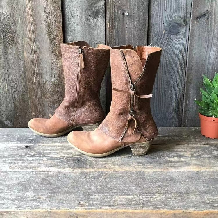 Damskie skórzane botki na jesień – Sigrid