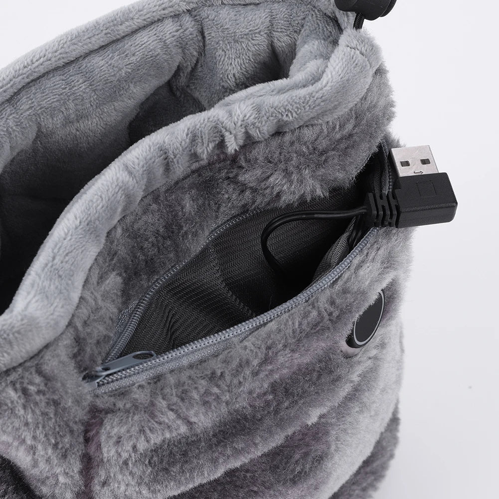 Elektryczne kapcie USB z pluszowym wykończeniem – WarmFeet