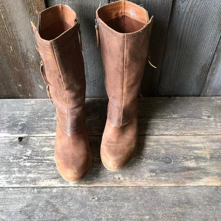 Damskie skórzane botki na jesień – Sigrid