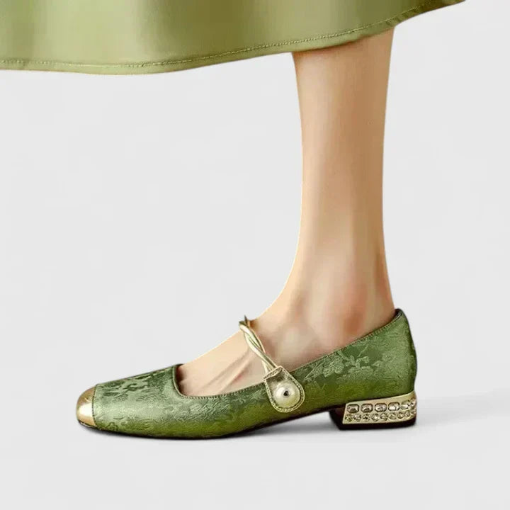 Damskie Ortopedyczne sandały dla kobiet buty Mary Jane perłowym paskiem lato