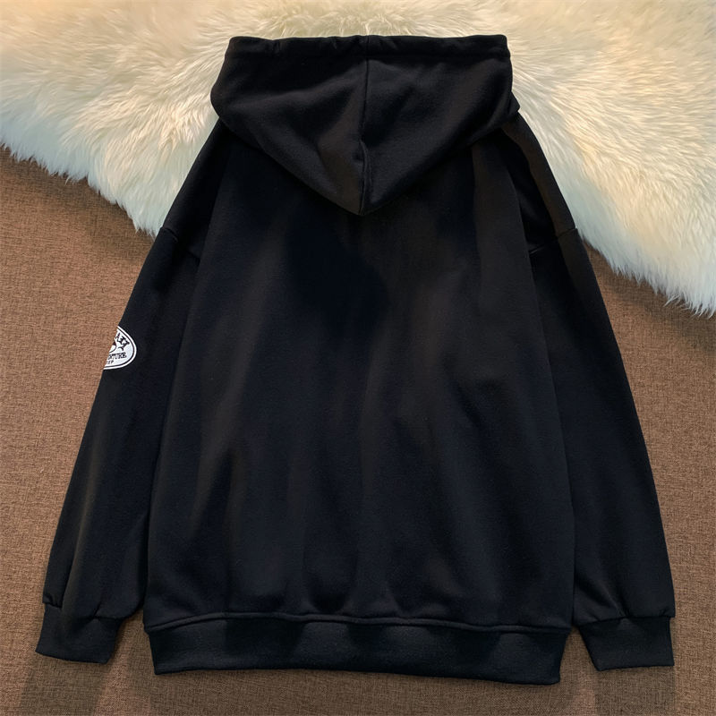 Kaminski | Oversize bluza damska z kapturem i zamkiem streetwear