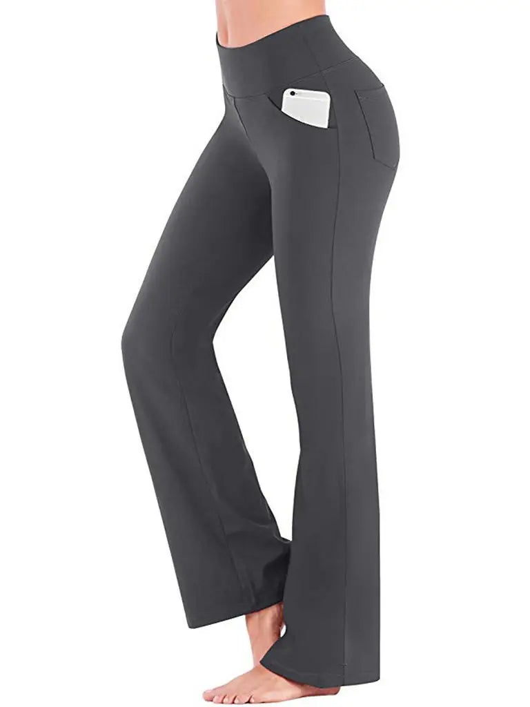 Kaminski | Eleganckie spodnie damskie bootcut o dopasowanym kroju