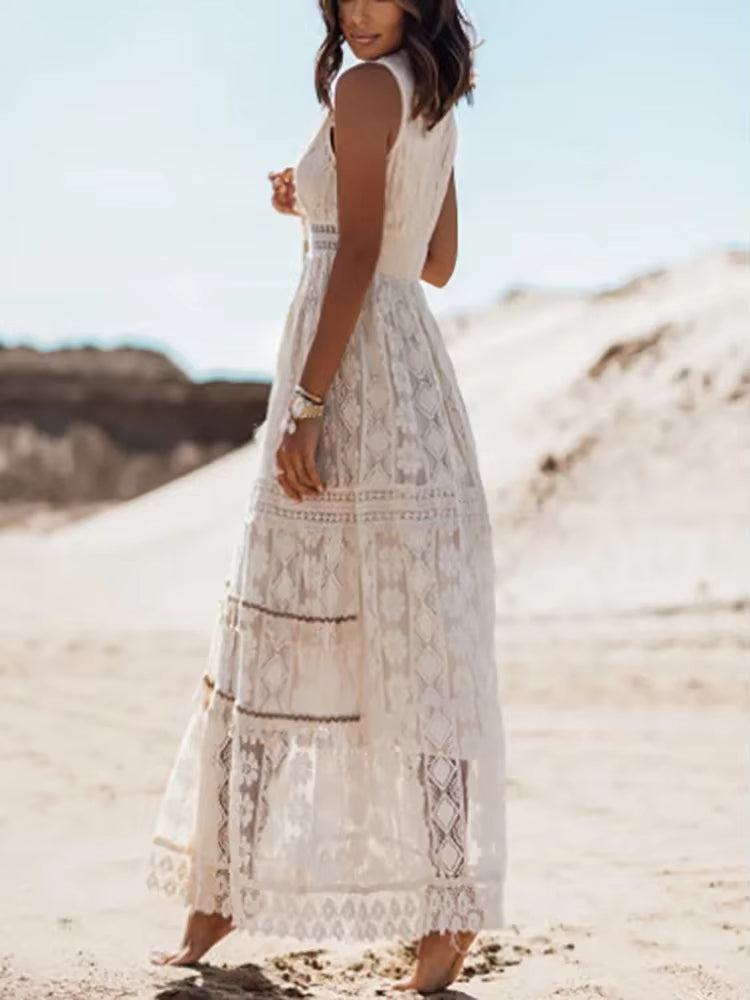 Nina | Luksusowa Sukienka Boho (Prawie Gotowa)