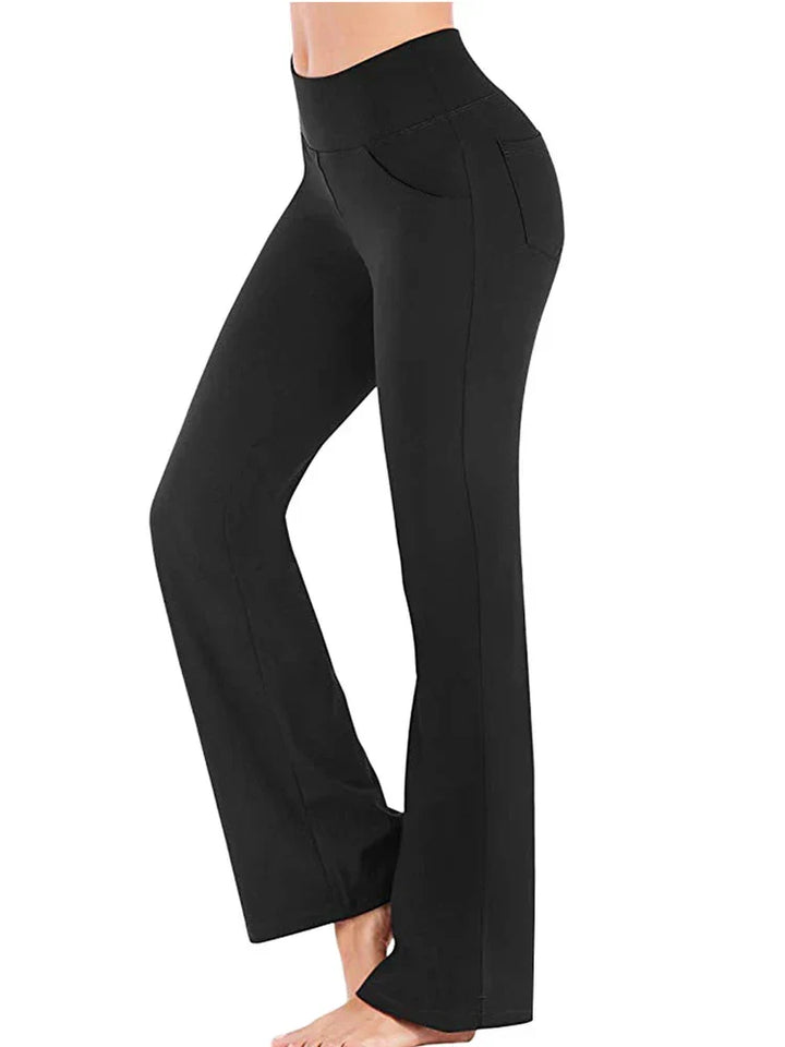 Kaminski | Eleganckie spodnie damskie bootcut o dopasowanym kroju