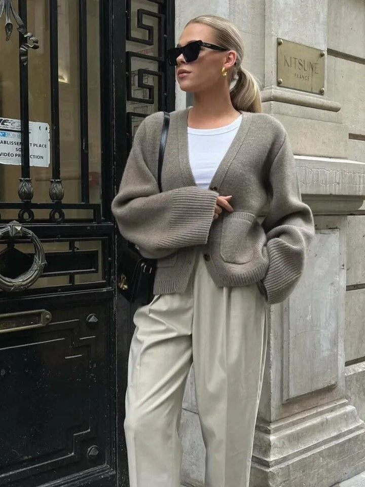 Leokadia | Elegancki sweter damski o klasycznym fasonie