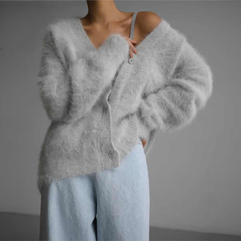 Damska kaszmirowa cardigan – Noelia Jesienny urok