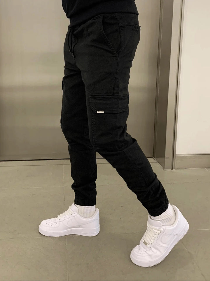 Wąskie cargo-joggery z krojem - Lasse