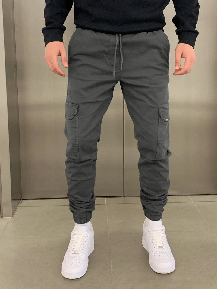Wąskie cargo-joggery z krojem - Lasse