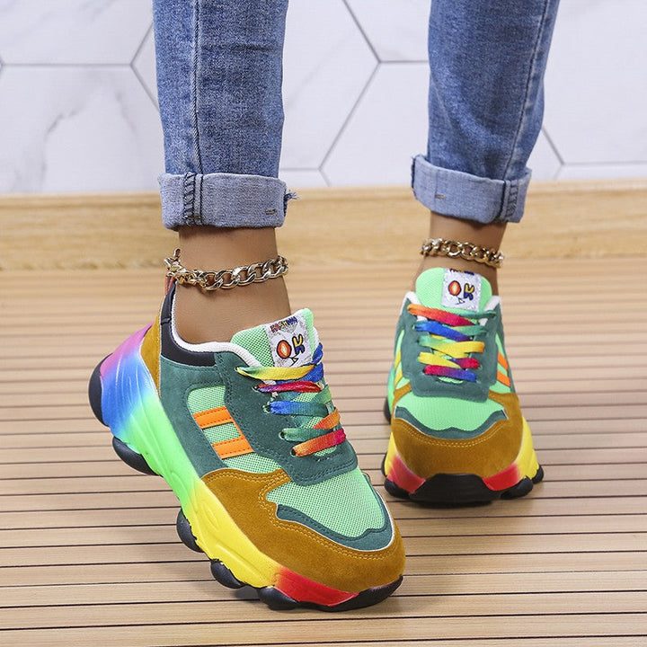 Kolorowe damskie sneakersy – Solenya