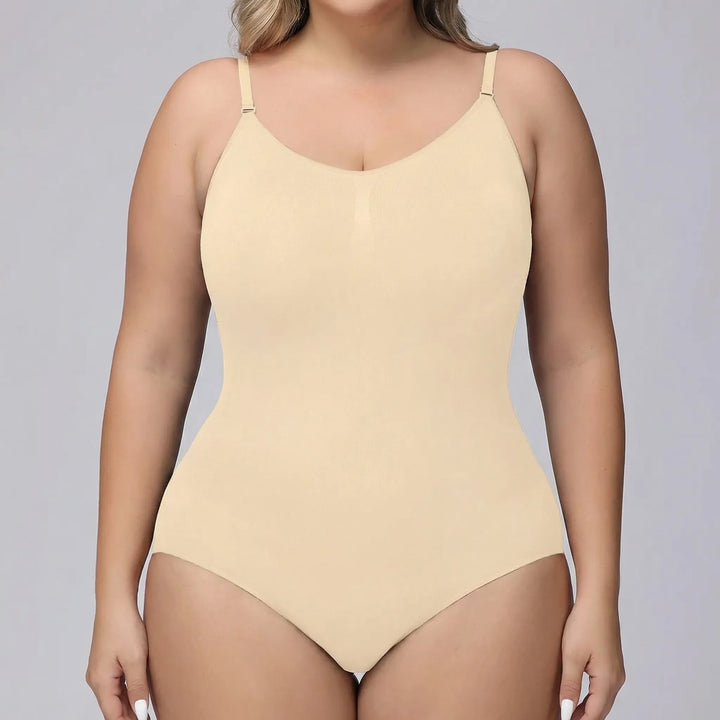 Jednoczęściowe bezszwowe body w rozmiarze plus - Delores