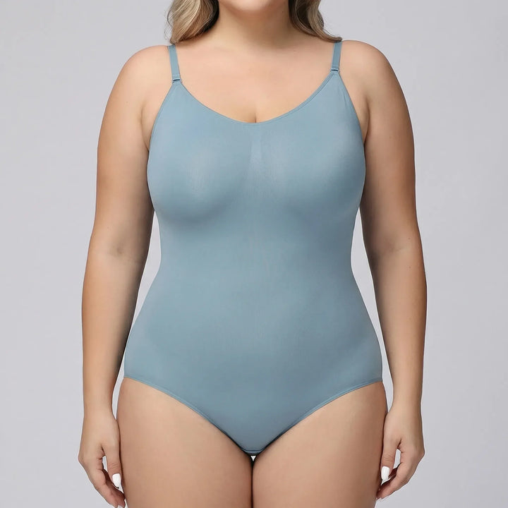 Jednoczęściowe bezszwowe body w rozmiarze plus - Delores