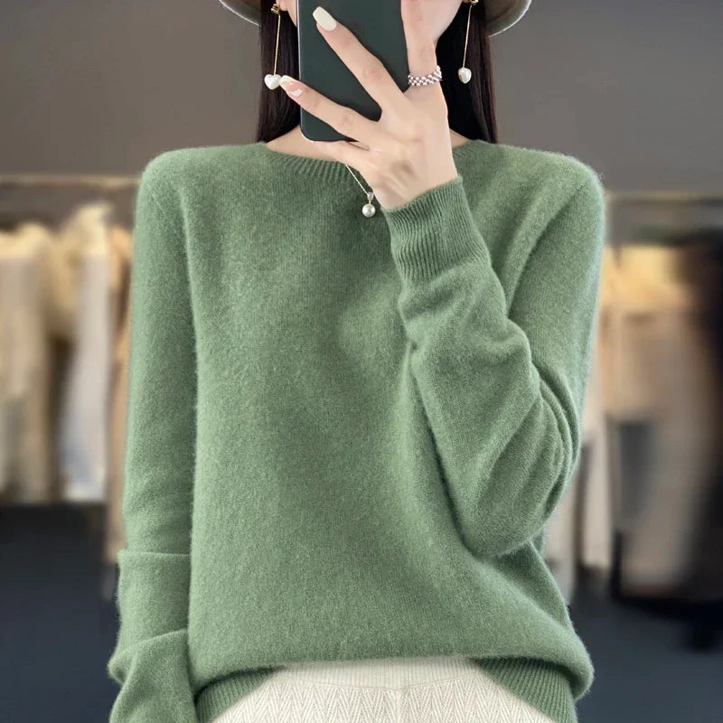 Kaminski | Damski sweter premium o miękkim kaszmirowym wykończeniu