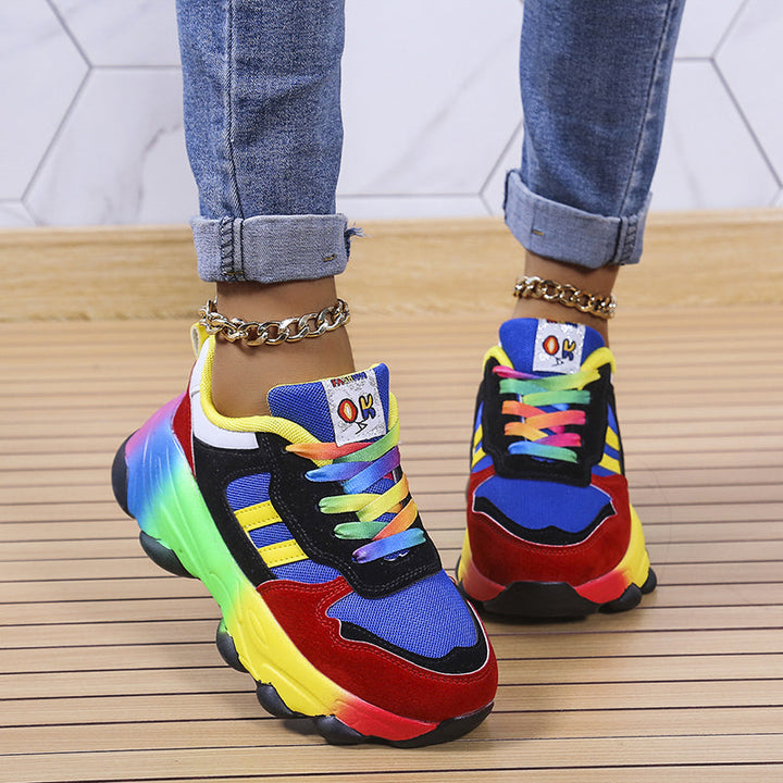 Kolorowe damskie sneakersy – Solenya