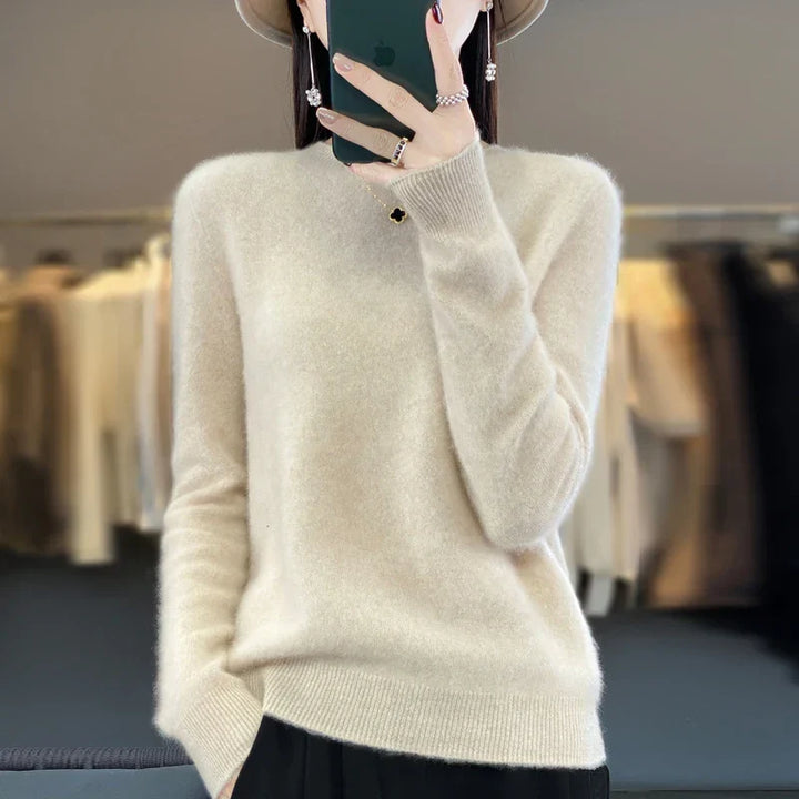 Kaminski | Damski sweter premium o miękkim kaszmirowym wykończeniu