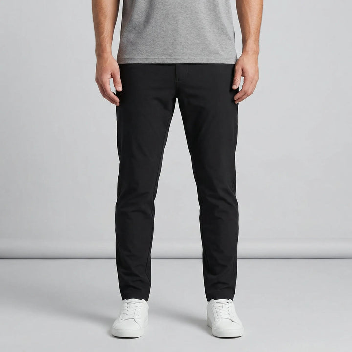 Spodnie slim fit o prostych nogawkach - Lennart