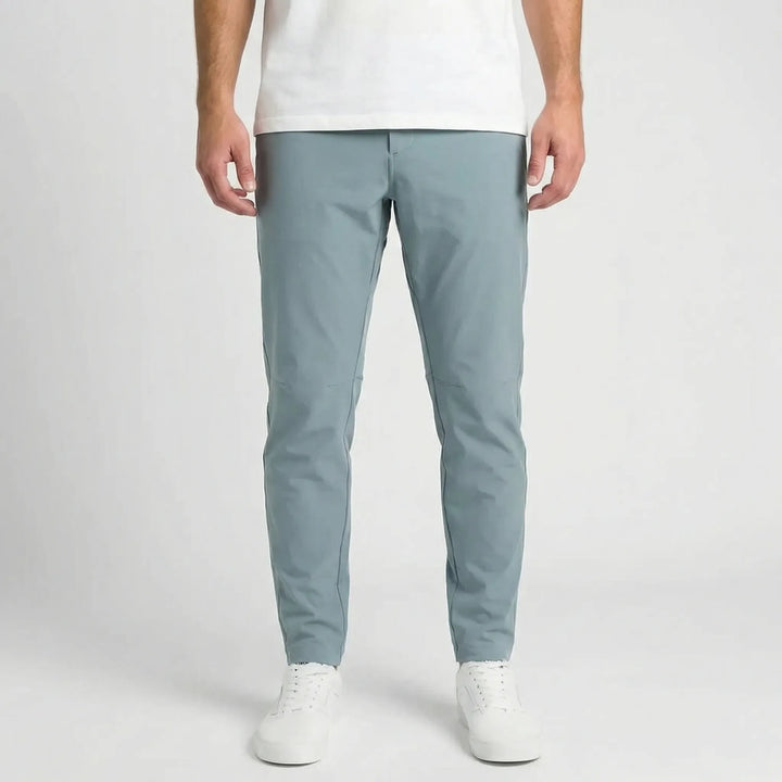 Spodnie slim fit o prostych nogawkach - Lennart
