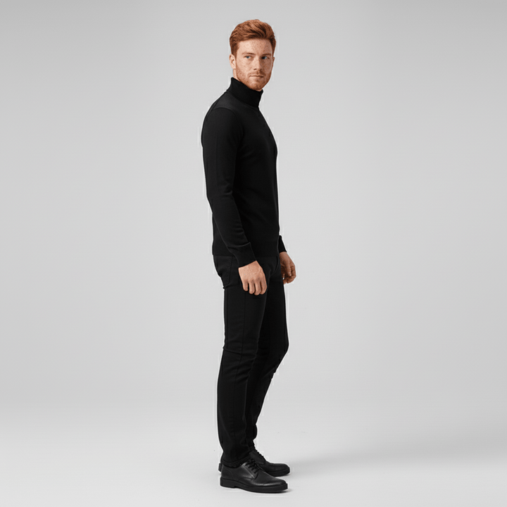 Sweter z golfem w fasonie slim-fit - Friedrich