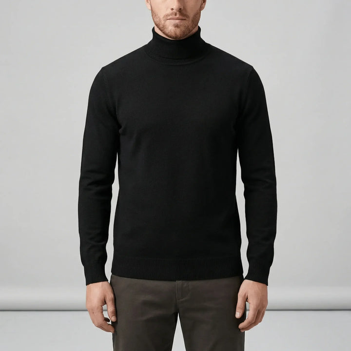 Sweter z golfem w fasonie slim-fit - Friedrich