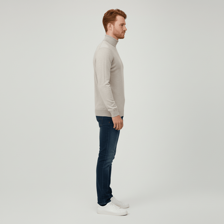 Sweter z golfem w fasonie slim-fit - Friedrich