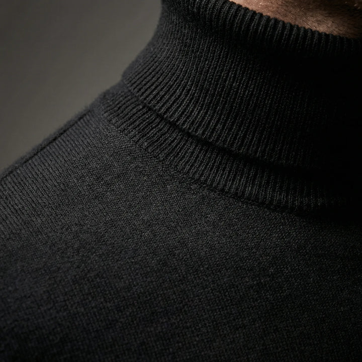 Sweter z golfem w fasonie slim-fit - Friedrich