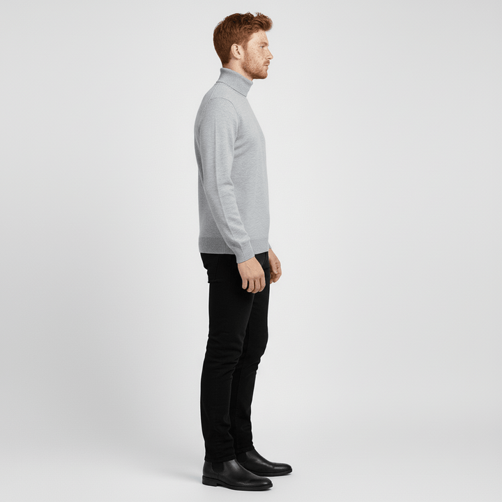Sweter z golfem w fasonie slim-fit - Friedrich