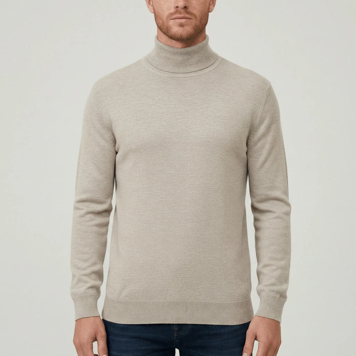 Sweter z golfem w fasonie slim-fit - Friedrich